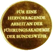 Reverse, Ehrenmedaille General Carl von Clausewitz