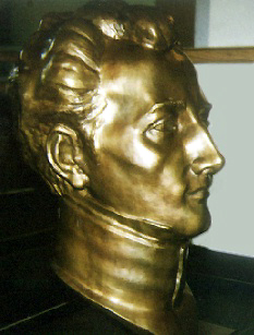 This is the Clausewitz Bust belonging to the U.S. National War College