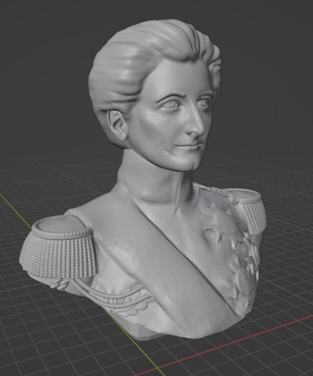 Carl von Clausewitz 3D print model