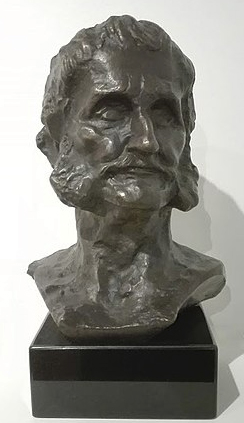 Jomini:Antoine de Jomini, buste en bronze, d'après un plâtre de Adèle d'Affry, alias Marcello (1864). Musée de l'Abbatiale de Payerne, 1864.